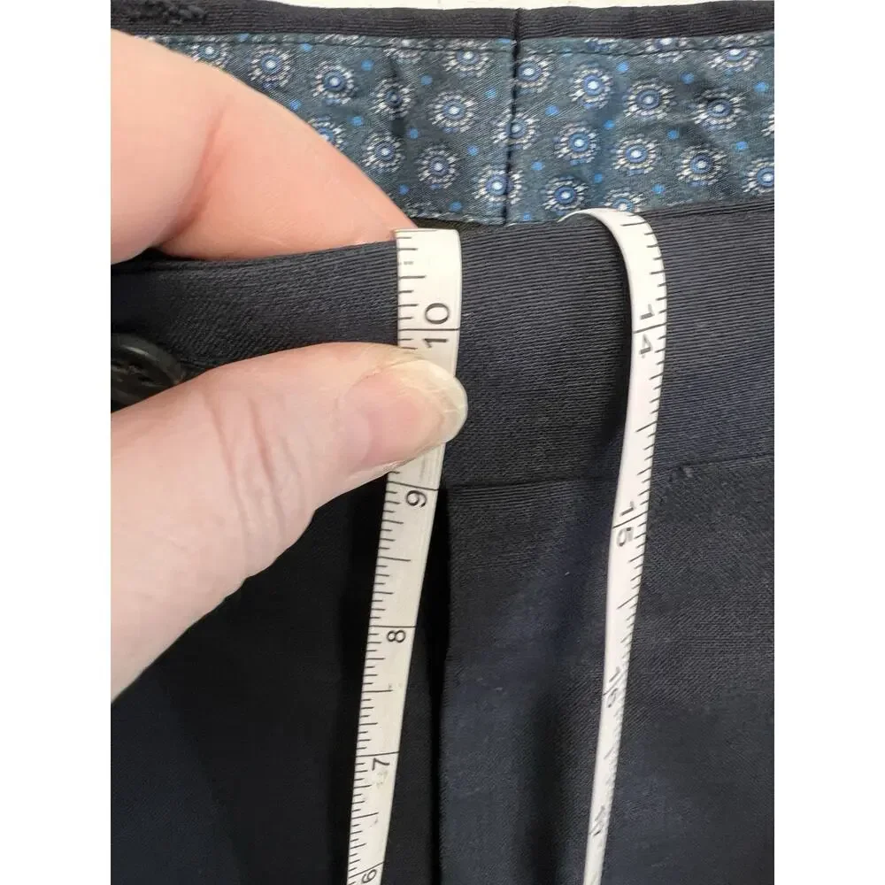 Ralph Lauren High Performance Wool Pants Mens 34x30.5 Black Trouser Front crease